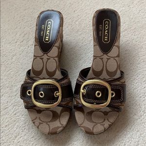 Coach Gretta slip on wedge